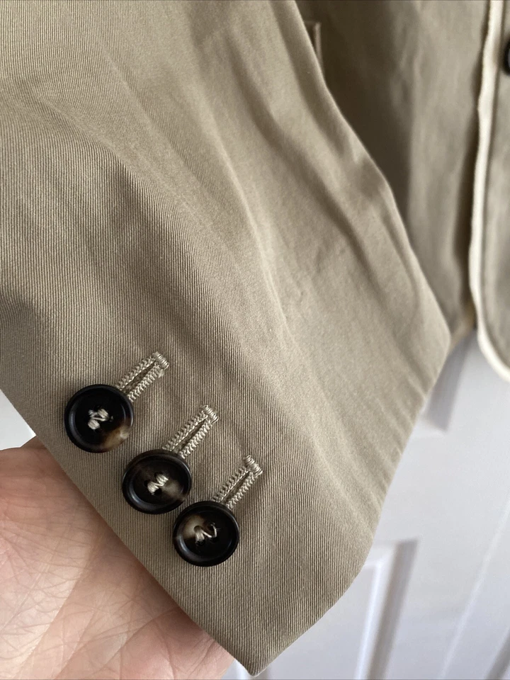 Chaqueta Blazer Gianfranco Ferre Para Mujer EU 56 2XL Tostada Italia Corpcore Tranquila Lujo Foto 3 de 4