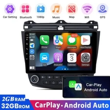 Android 12.0 Apple Carplay Car Stereo GPS Radio WiFi For Honda Accord 2003-2007