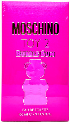 MOSCHINO TOY 2 BUBBLE GUM EAU DE TOILETTE SPRAY FOR WOMEN 3.4 Oz / 100 ml NEW!!!