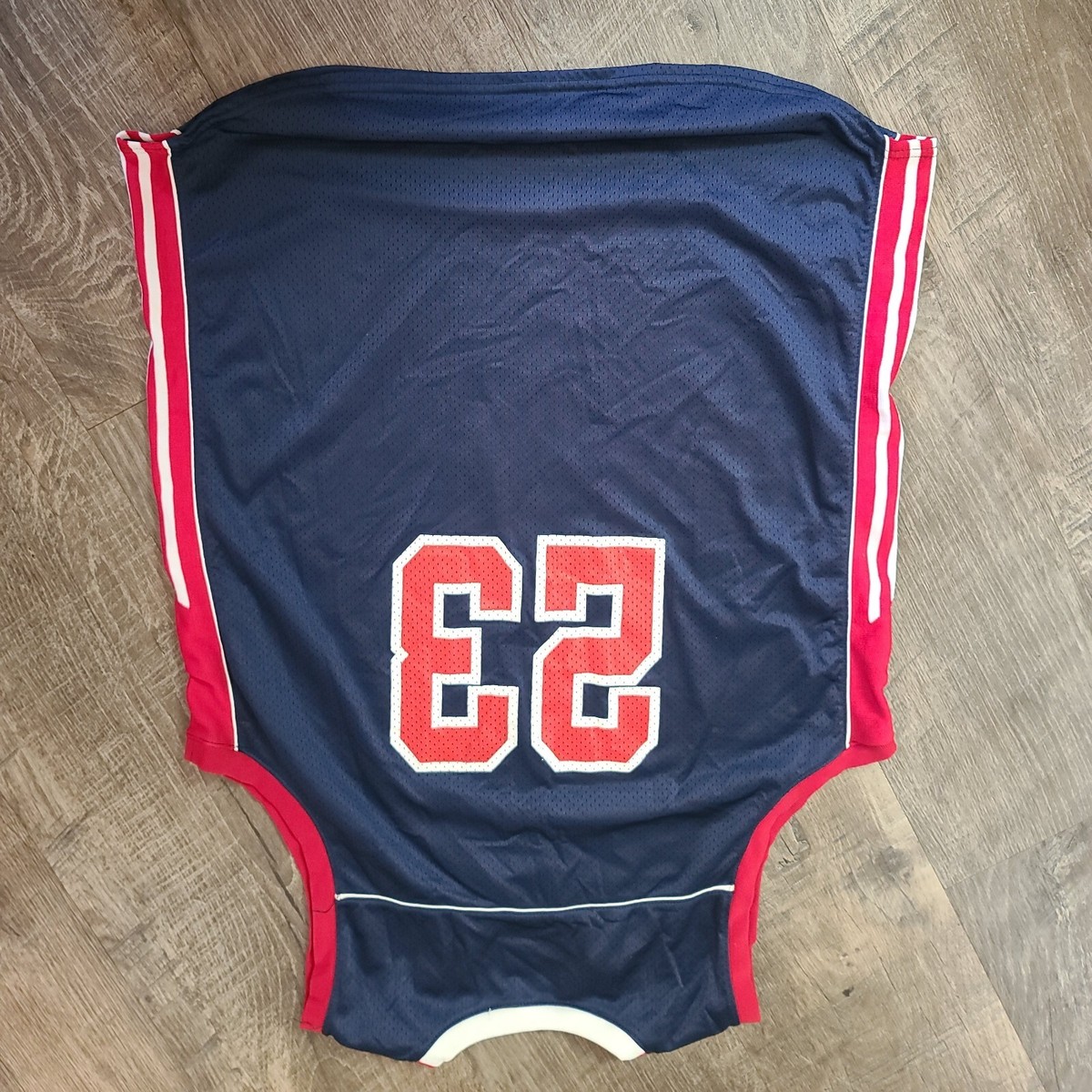 Team USA #23 blue practice mesh basketball Jersey on sports