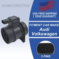 MAF Sensor Mass Air Flow Sensor for Audi A3 Volkswagen Passat Jetta 2.0L 2013-15
