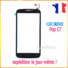 ✅ VITRE ECRAN TACTILE POUR ALCATEL ONE TOUCH POP C7 OT7040 / OT7041 ⭐ NOIR ⭐