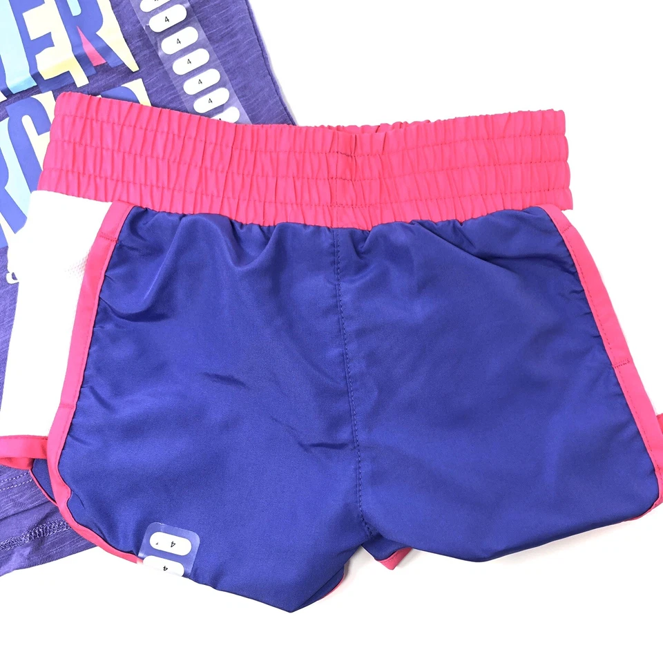 Новый с Ярлыками девочек размер 5/6 Skechers Athletic шорты с капюшоном без рукавов бак наряд K5 - Изображение 3 из 4