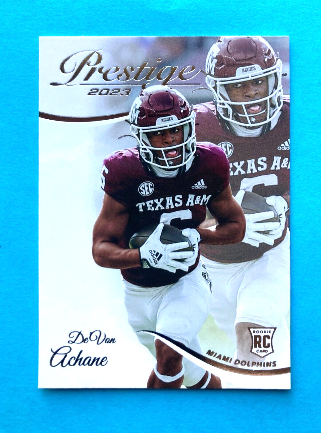De'Von Achane 2023 Panini Prestige RC  #328 Miami Dolphins