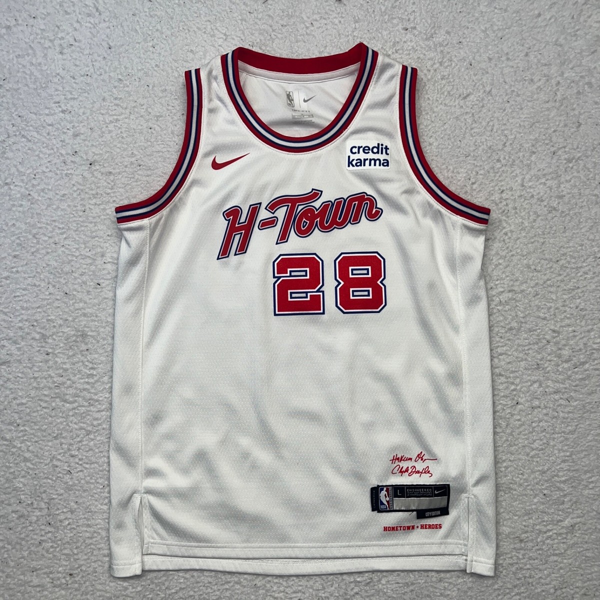 h town nba jersey