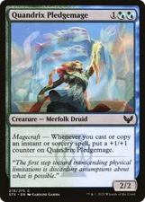 x4 Quandrix Pledgemage STX MTG 219/275 COMMON M/NM 4x