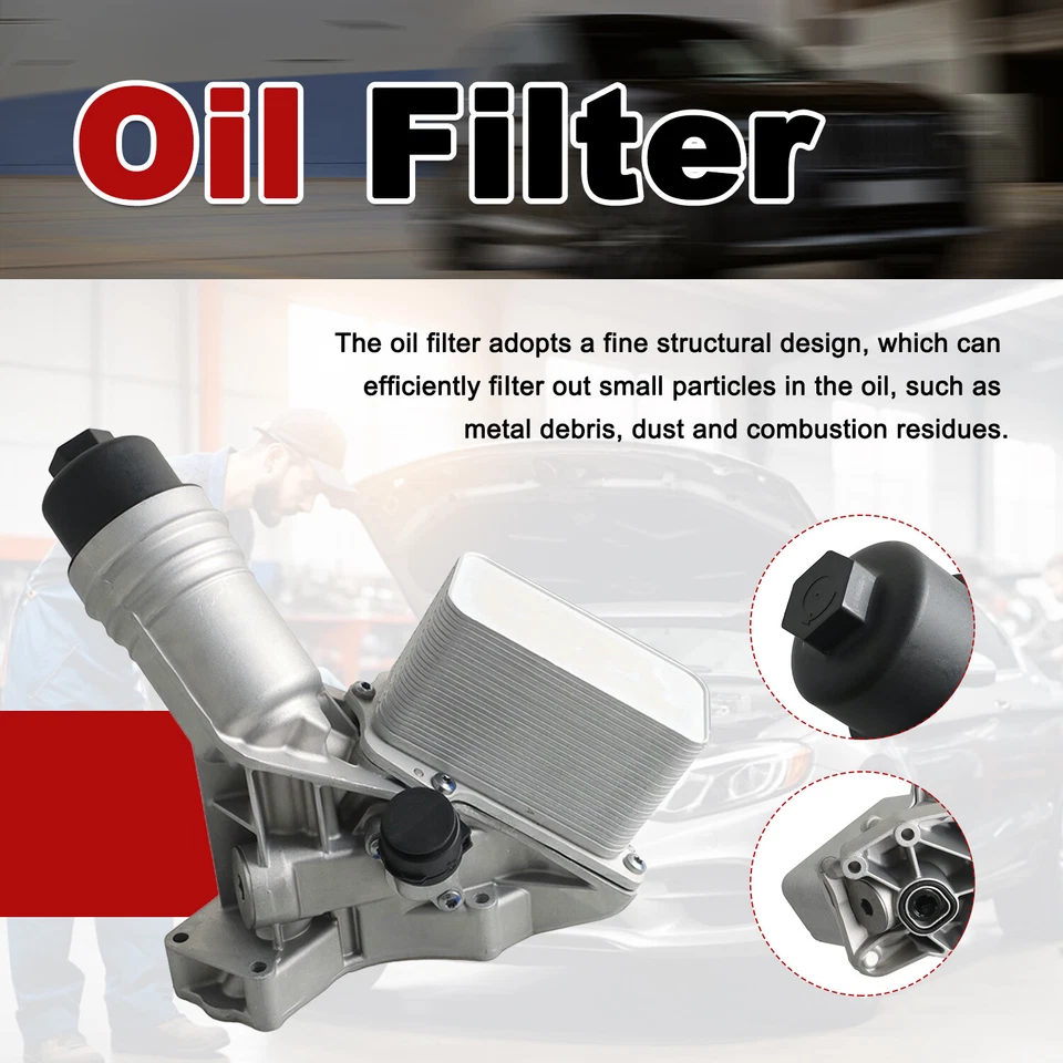 Aluminum Engine Cooler Oil Filter Housing for 2018-2023 BMW B58B L6 3.0L - Изображение 2 из 4