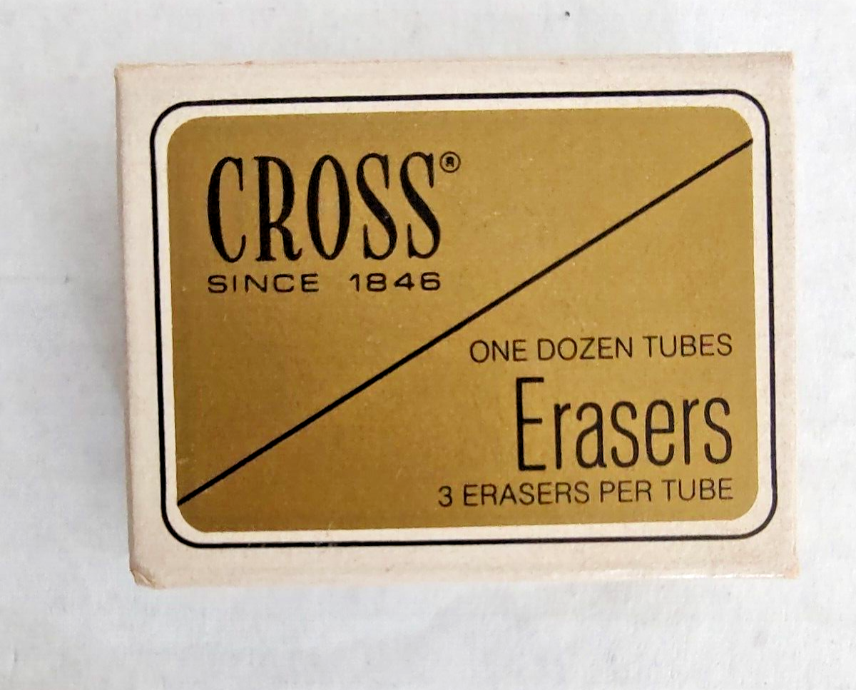 NOS Cross Mechanical Pencil Erasers One1 Dozen12Tubes {3 each tube