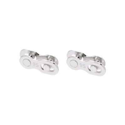 ZWEI PAAR 9 GANG KETTENGLIEDER VERBINDER MASTER SPLIT LINK LOCK MTB RENNRAD