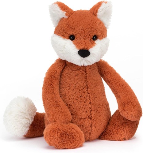 Jellycat ORIGINAL BASHFUL FOX CUB - Medium 11" - Authentic - Brand New with Tags