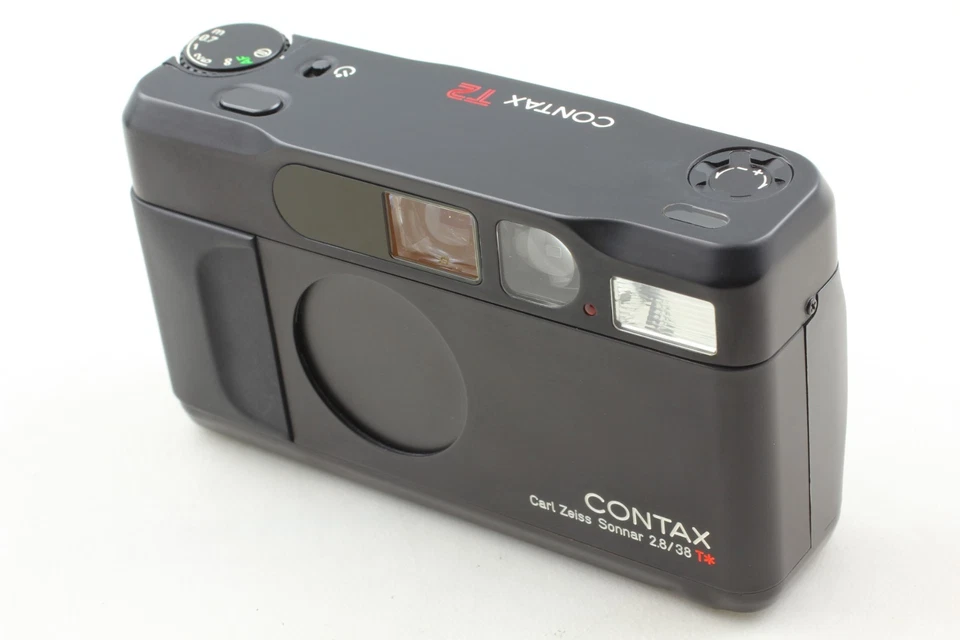 RARE 【TOP MINT w/ Case】 Contax T2 Limited Black 2000 35mm Film Camera from JAPAN - Image 4 of 4