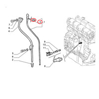 Dichtung Lagerung Kolbenstange ÖLstand Fiat Panda Lancia Y10 Original 7698975