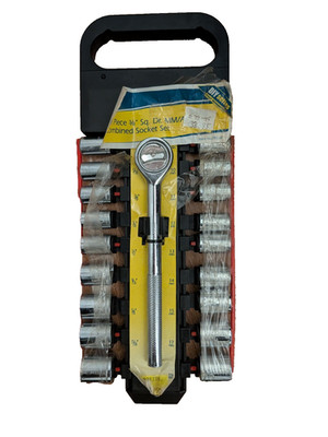 Draper Redline 3/8 Zoll Antrieb 19 Stück metrisch & AF kombinierter Steckschlüsselsatz SS20AM