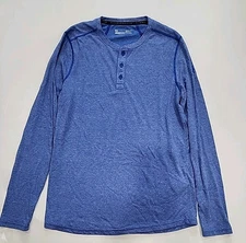 Under Armour Threadborne Fitted Knit Long Sleeve Henley Shirt Men's Size SMALL