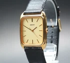 Vintage 1989 [N MINT] SEIKO Chariot 5P31-5D60 Gold Tank Quartz Men's Watch JAPAN