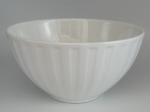 Wedgwood Night & Day White Fluted 6" Coupe Cereal Bowl Bone China Set Of 4 Mint - Picture 18 of 22