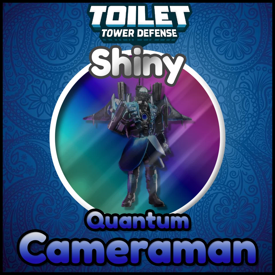 TELANTHRIC STUDIOS Shiny Quantum Cameraman | TTD Toilet Tower Defense Roblox Ultimate Units