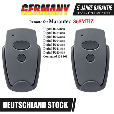 2x Garagentor-Handsender for Marantec Digital 304/302/313/321/323/131 868MHz