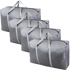 100L Extra Large Storage Bags Big Moving with Strong Zippers  Carrying Handles