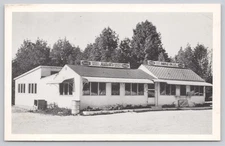 Verona Island Maine, Millett's Restaurant Diner Coca-Cola Signs ME Postcard 