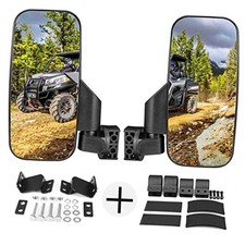 10" Large UTV Side Mirrors Compatible with Polaris RZR Ranger General UFORCE