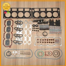 For GM 5.3 Lifter Replacement Kit Head Gasket Set Head Bolts Lifters and Guides