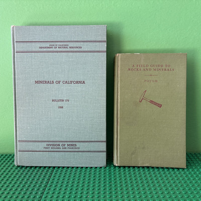 FIELD GUIDE ROCKS & MINERALS BOOK LOT DEPT NATURAL RESOURCES SAN FRANCISCO POUGH