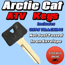Arctic Cat ATV spare replacement keys Cut by Code key codes A79010-A79897