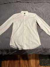 Hugo Boss White Dress Shirt Size 39 15 1/2