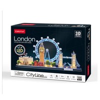 Cubic Fun 3D Puzzle Cityline London Led, 186 Teile