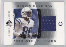 2003 SP Authentic Threads Single Jersey Marvin Harrison #JC-MH HOF 0f8