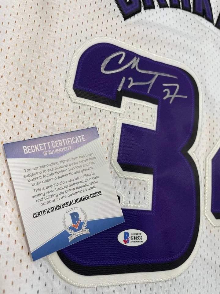 Camiseta de baloncesto Charles Barkley #34 firmada autografiada certificado de autenticidad Beckett Foto 2 de 4