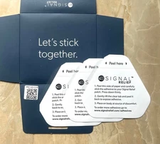 Signal Technology Pain Relief Patches Adhesive - 3 Extra Adhesive Only. NO PATCH