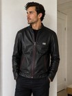 Billionaire Italian Couture Leather Jacket Mens Size 50, Italy, Black. Y2K — photo 1
