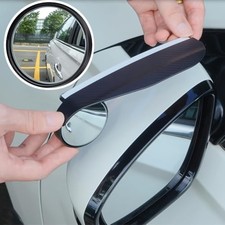 Car auxiliary rearview mirror with clear wide-angle blind spot assistance,