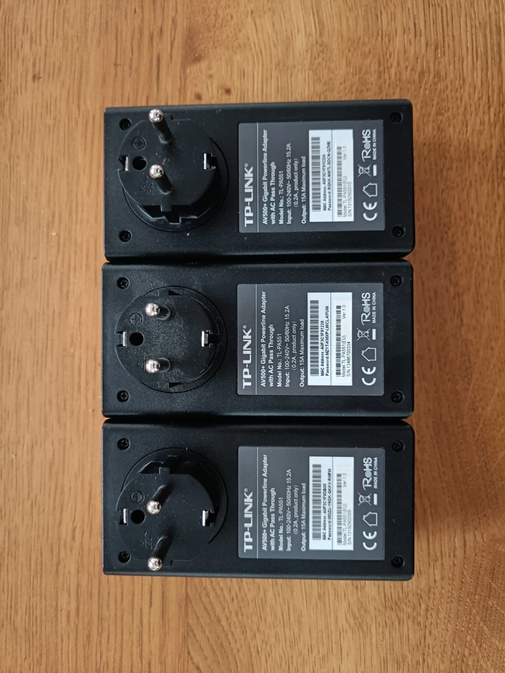 TP-Link Powerline AV500, TP-PA 551, 3 Stück, Weiß - Bild 3 von 3