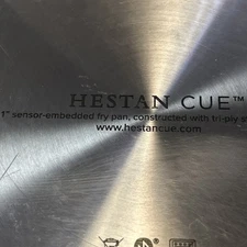 Hestan Cue 11” Sensor Embedded Sauté Fry Pan Used No Lid/Manual