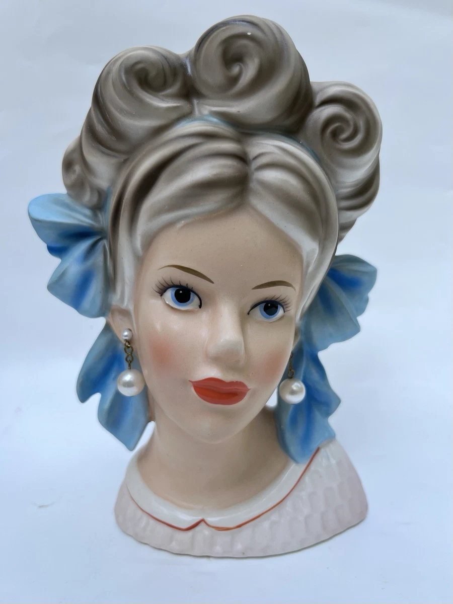 Enesco Lady Head Vase for sale | eBay