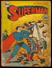 Superman #5 Unrestored Early Golden Age Superhero Vintage DC Comic 1940 FR-GD
