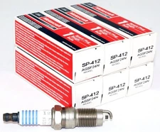 6 Pack Genuine OEM SP412 Motorcraft Spark Plugs Ford AGSF24N