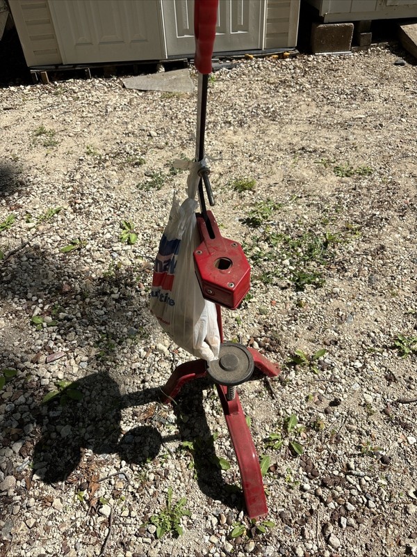 Wine Bottle Floor Corker Red Manual - Home Brewing Bottling Shelter Island NY 
