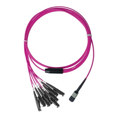 BlueOptics Fiber Breakout Cable, MPO/UPC, 4xDuplex E2000/UPC,Multi-mode G50/125µ