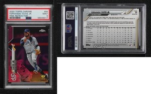 2020 Topps Chrome Pink Refractor Fernando Tatis Jr #84 PSA 9 MINT