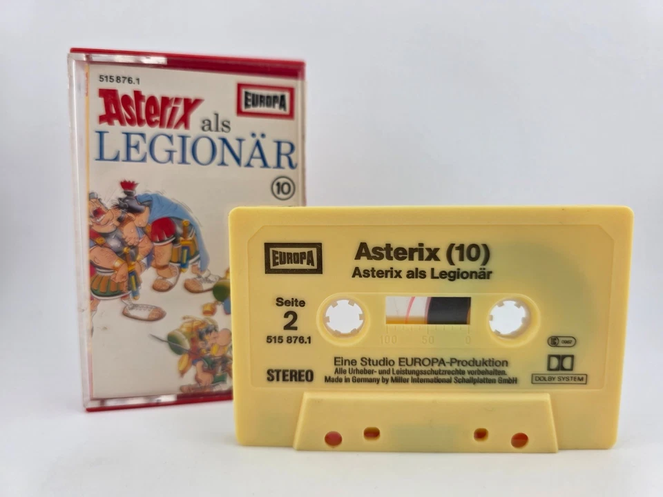Asterix 10 als Legionär Europa MC Kassette gelb - Bild 2 von 4