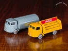 Lesney Matchbox No.37b Karrier Bantam Coca-Cola & 38a Refuse Collector Lorry