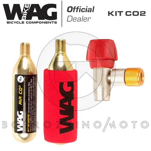 BOMBOLETTA CO2 GONFIAGGIO RUOTA 2PZ BICI CICLO + RUBINETTO BLISTER KIT  COMPLETO | eBay