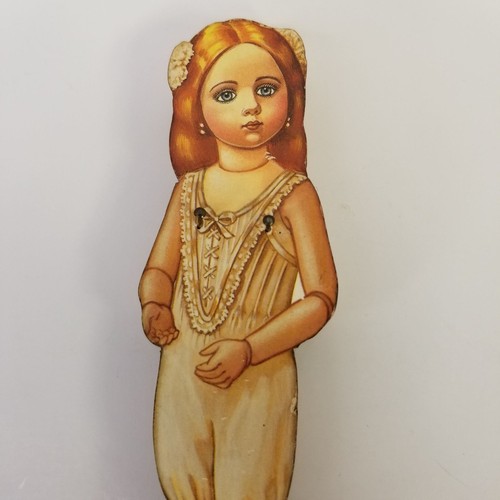 Peck-Gandre Vintage 1990 Vestido de Madera Muñeca Estaca con Vestido - Imagen 9 de 12