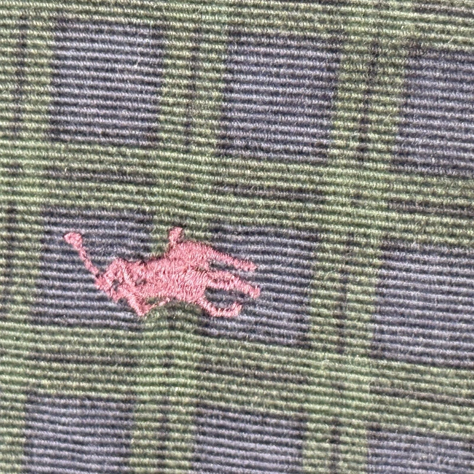 Camisa Ralph Lauren Manga Larga Pana Blair Abotonada Para Hombre L Verde Poni A Cuadros Foto 4 de 4