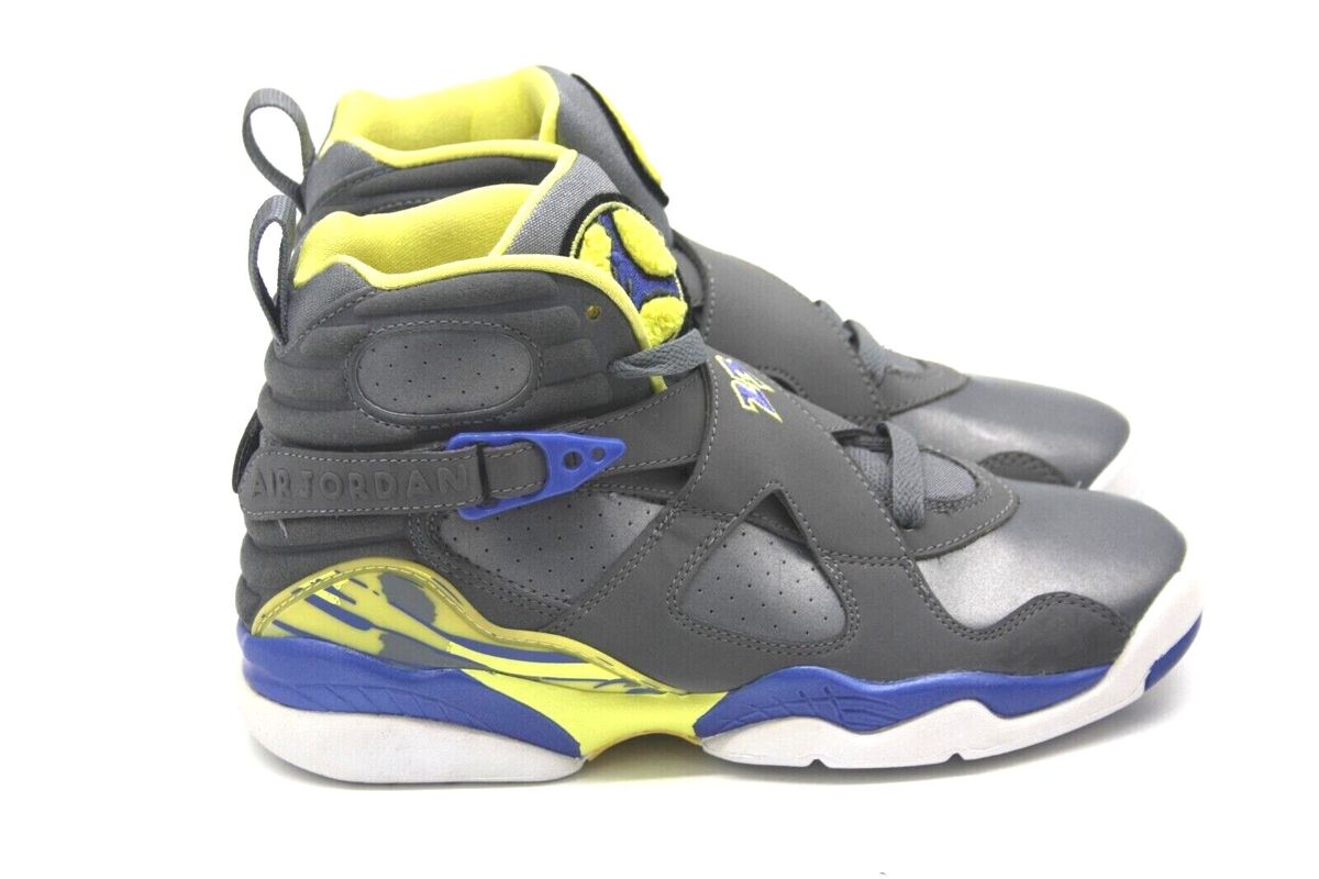 GIRLS AIR JORDAN 8 RETRO (GS) 580528-038 COOL GREY/VOLTAGE GIRLS AIR JORDAN 8 RETRO (GS) 580528-038 COOL GREY/VOLTAGE