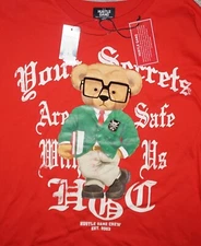 Hustle Gang Sweatshirt / Long Sleeve Knit Shirt SECRETS 2XL Goji Berry Red NWT